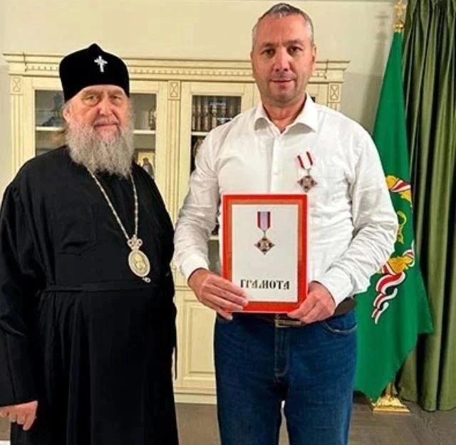 Краснодарца наградили на Патриаршем подворье