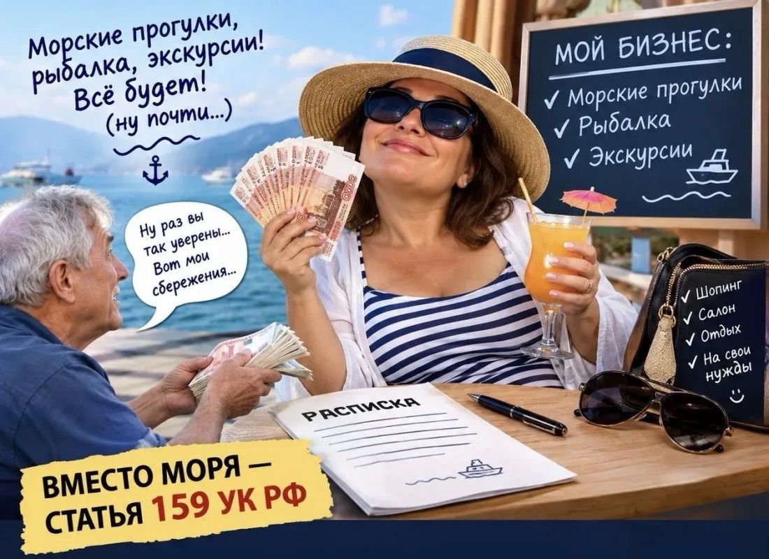 1,5 млн рублей на несуществующий морской бизнес