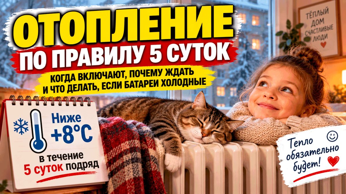 Пять холодных дней — и тепло в домах? Как работает запуск отопления и почему батареи не нагреваются сразу