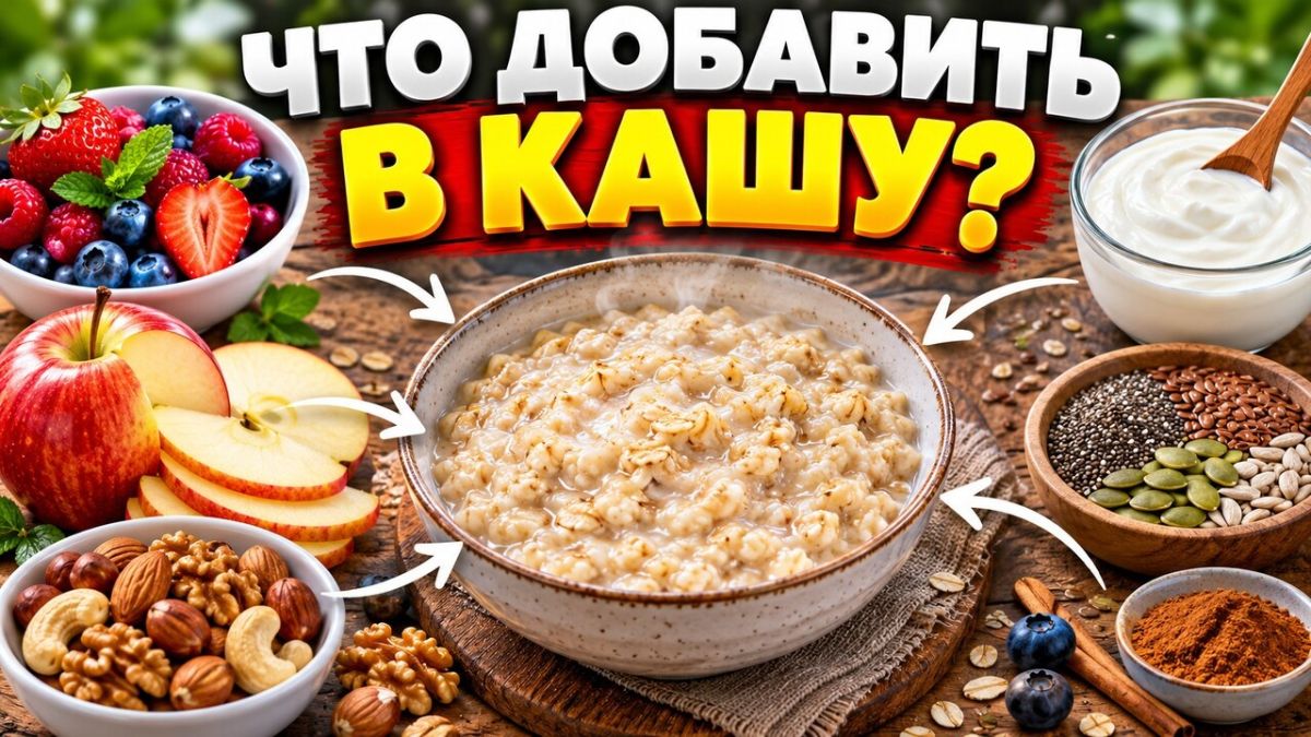 Как сделать кашу сытнее: простые добавки, которые помогут избежать резкого скачка сахара
