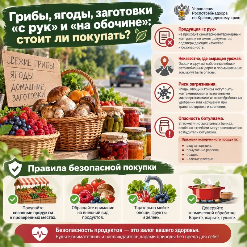 Грибы, ягоды, заготовки «с рук» и «на обочине»: стоит ли покупать?
