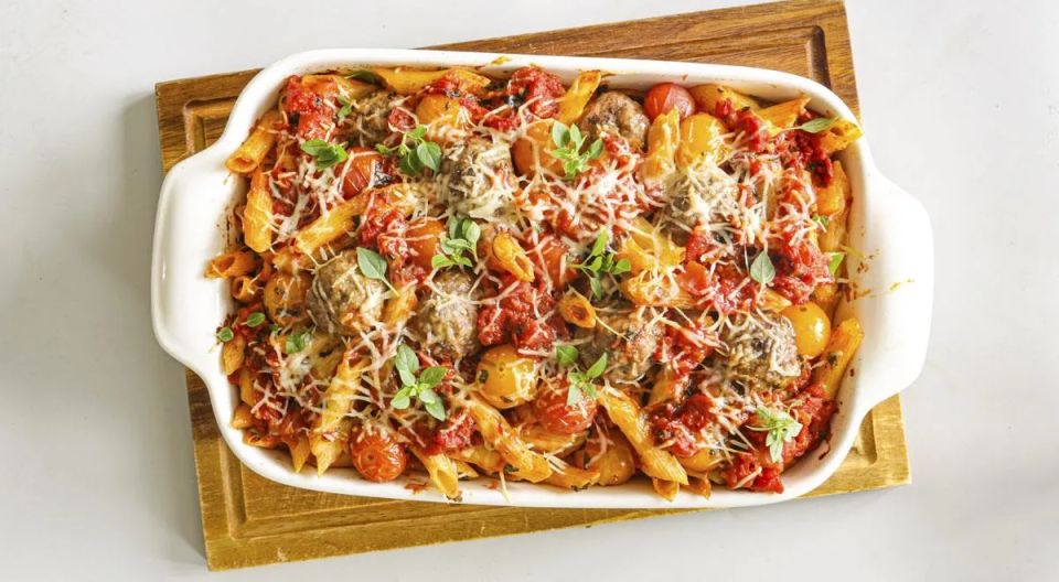 Макароны с фрикадельками: идеальное запеченное блюдо для всей семьи