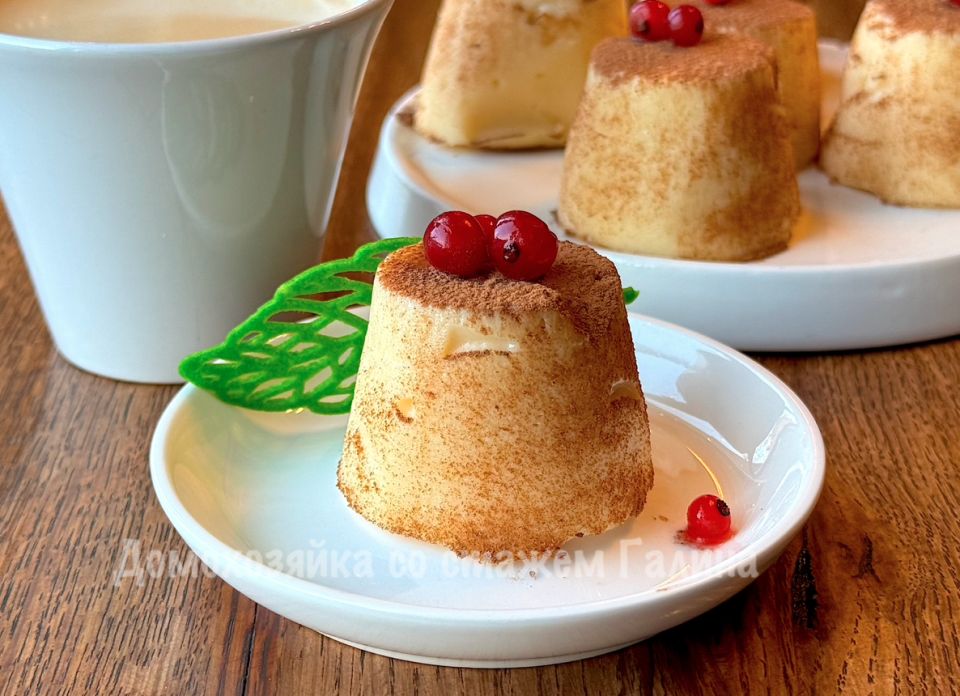 Нежный десерт из молочного коктейля: быстро и вкусно